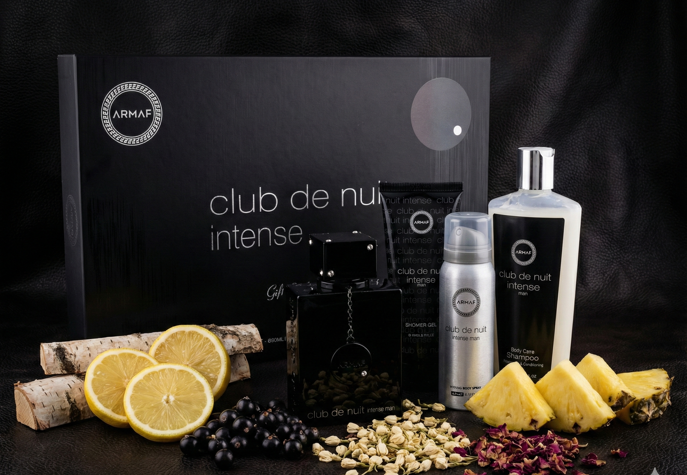 SET ARMAF CLUB DE NUIT INTENSE MEN 4PC 3.4 OZ - 100ML EDT