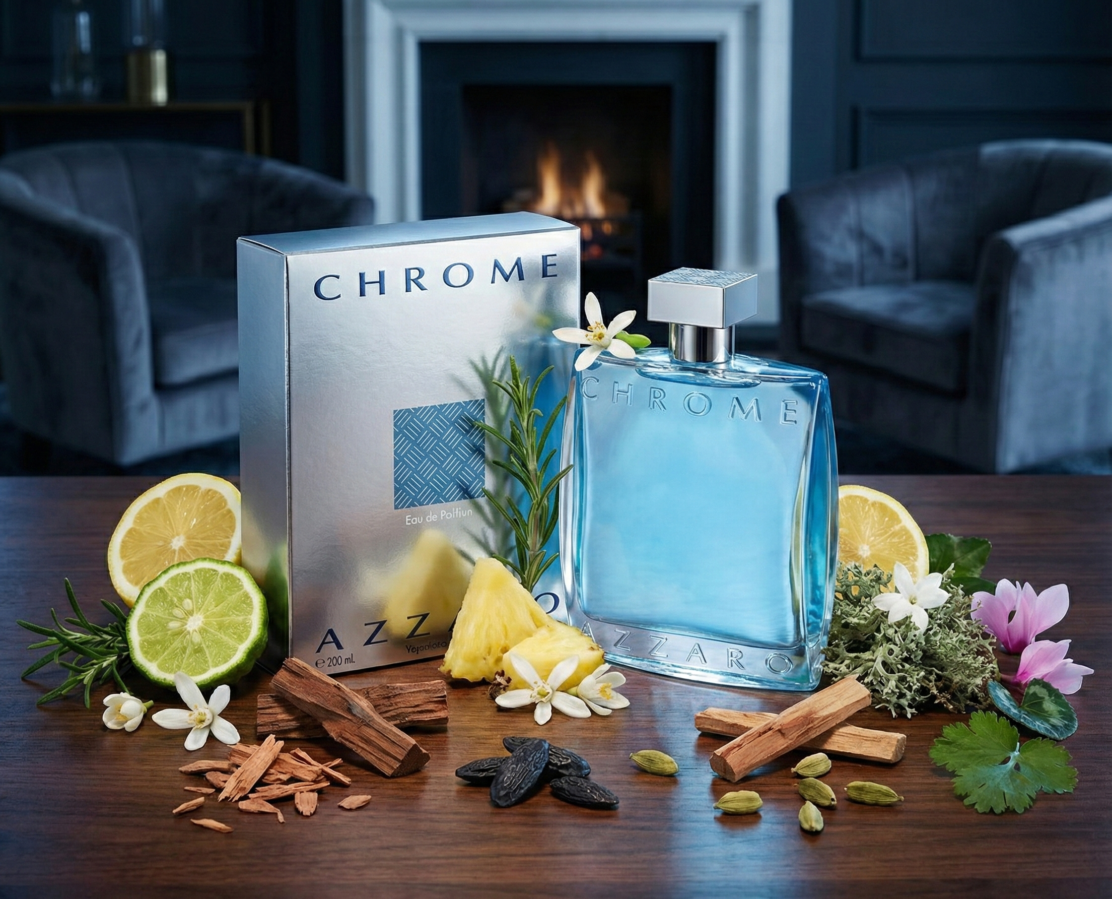 AZZARO CHROME MEN 6.8 OZ. - 200ML EDT SP
